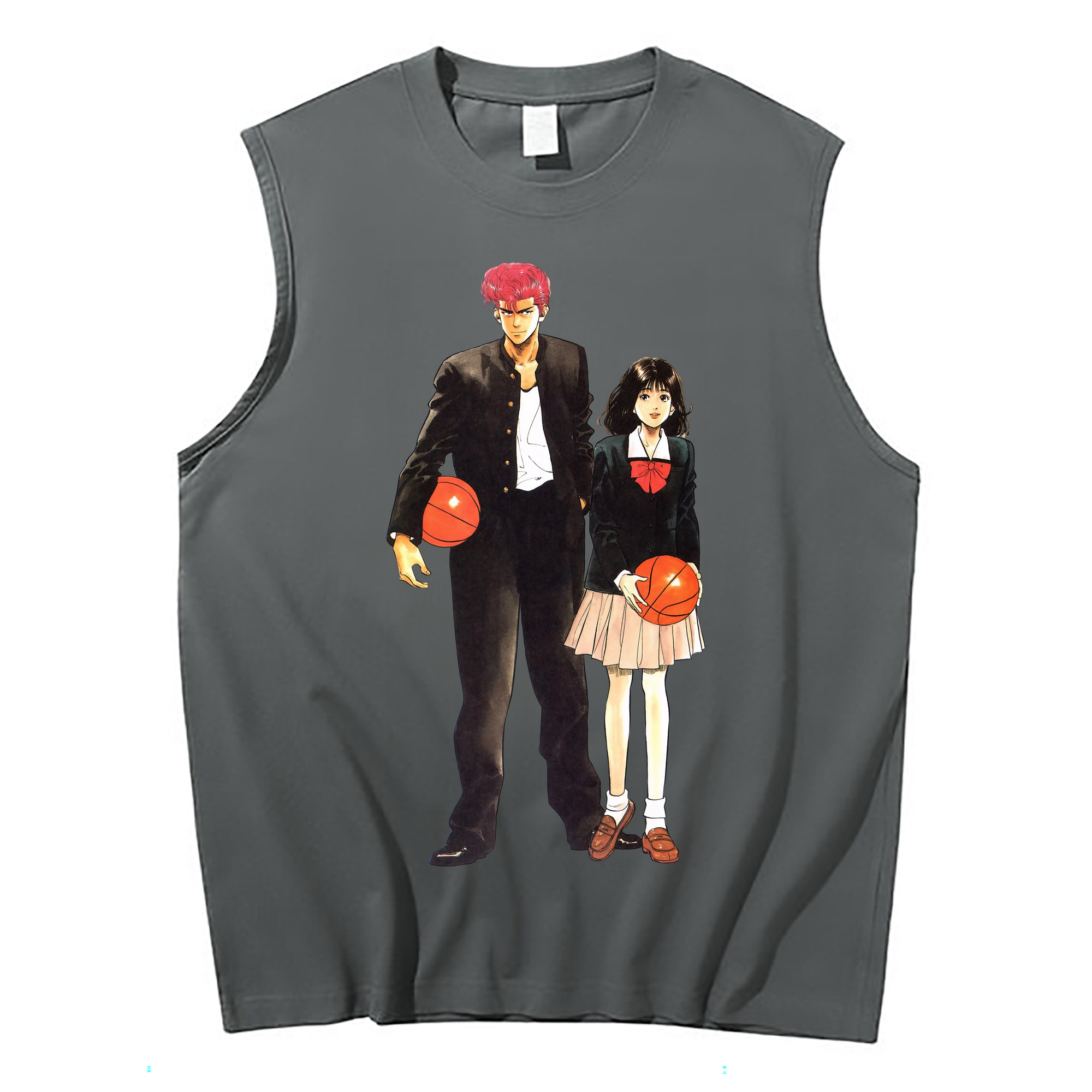（画像用） SLAM DUNK／スラムダンク コットン100％タンクトップ（フロントプリント）